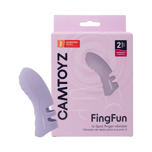FingFun Vibrador de Dedo Térmico para Punto G Camtoyz