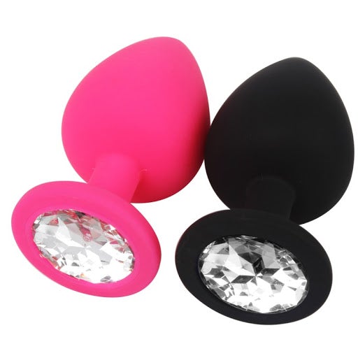 Plug Anal Joya en Silicona Talla S