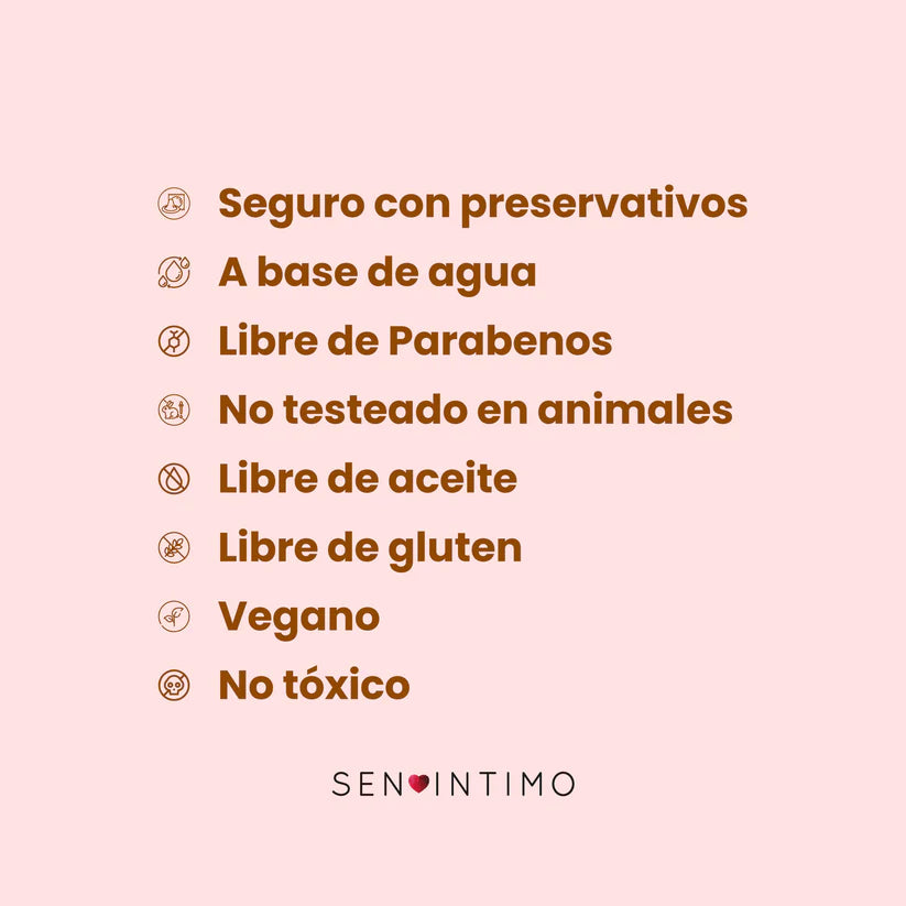 Lubricante Íntimo Caliente con Sabor Tropical 30 ml Sen Íntimo