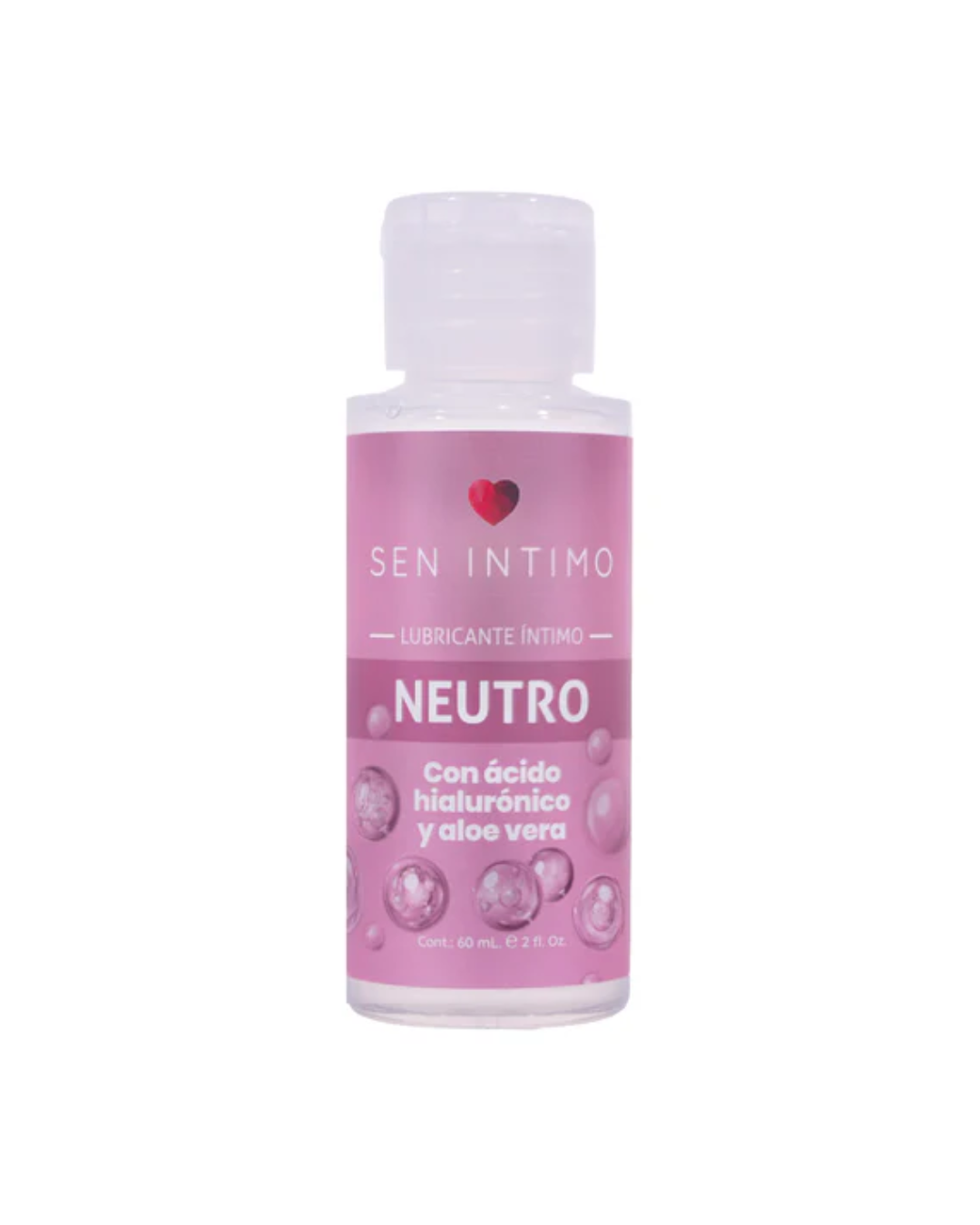 Lubricante Neutro con Ácido Hialurónico y Aloe Vera x 60 ml Sen Intimo