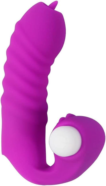 Funda Para Dedo Con Vibración Y Lengua Brant