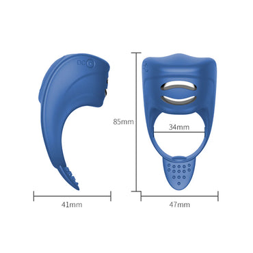 Anillo Vibrador Con Estimulación Eléctrica Zeus