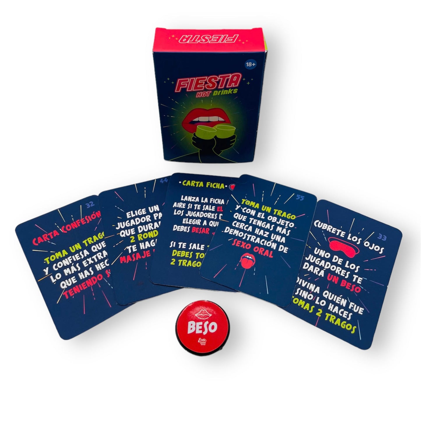 Juego De Cartas Para Beber Fiesta Hot Drink