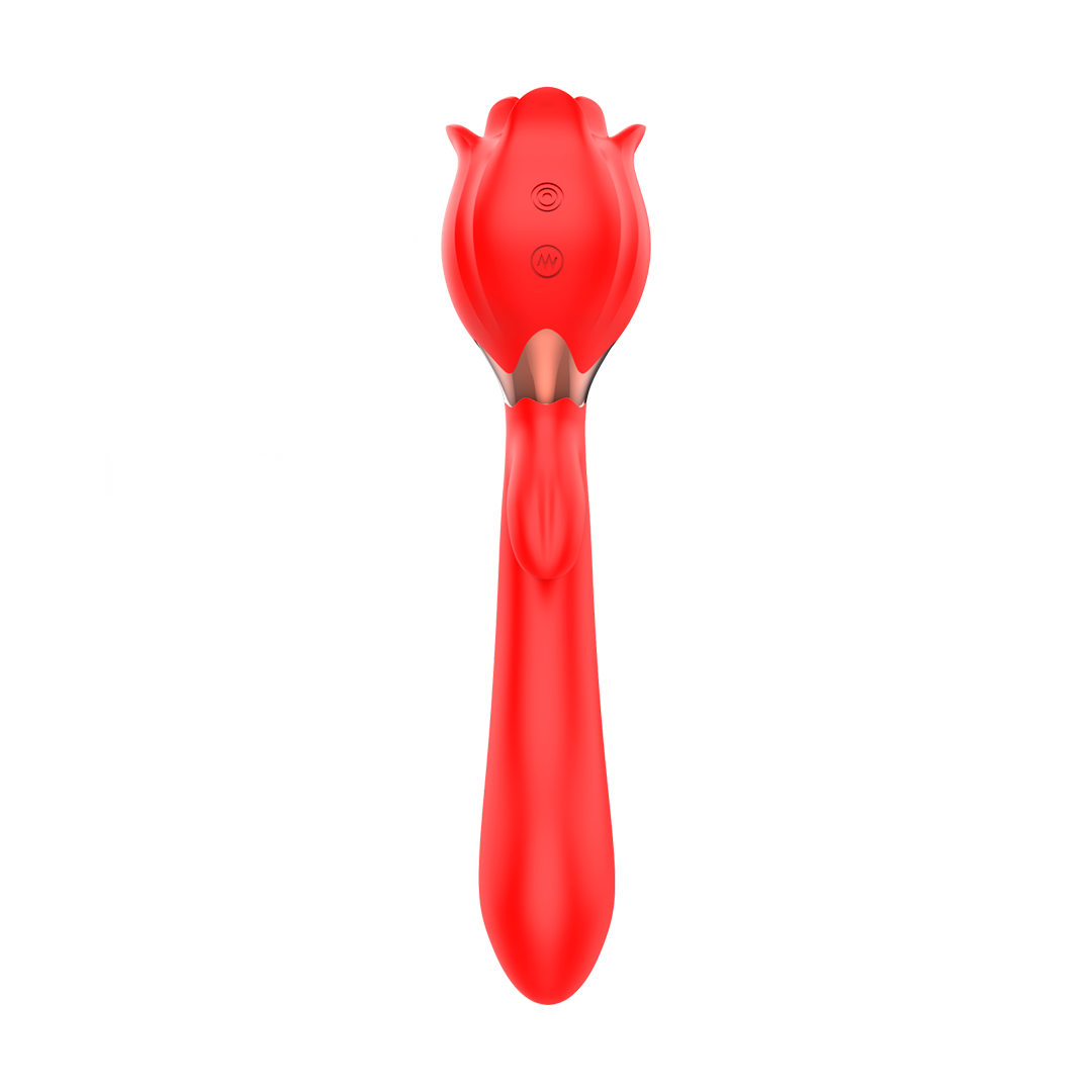 Vibrador Triple Estimulación Rosa Lena