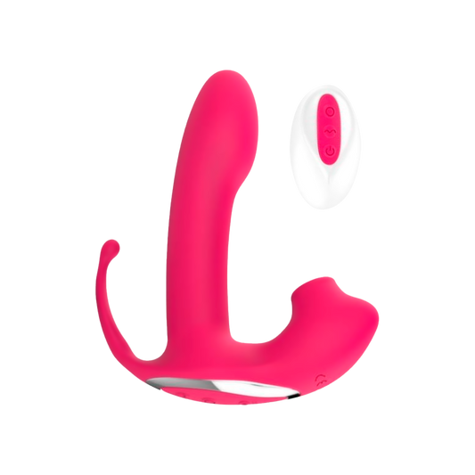 Vibrador Con Succión Doble Estimulación Molly