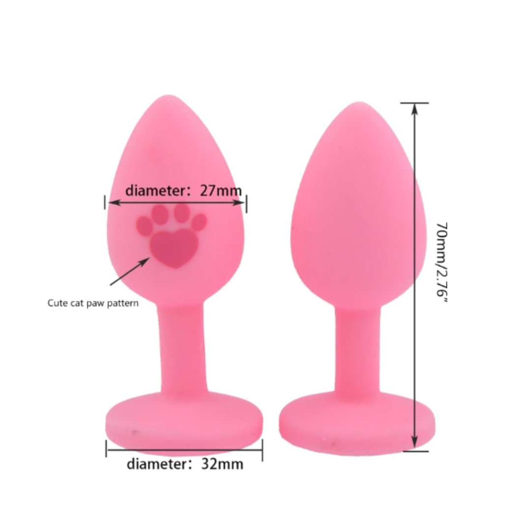 Plug Anal Joya En Silicona Footprint Talla S