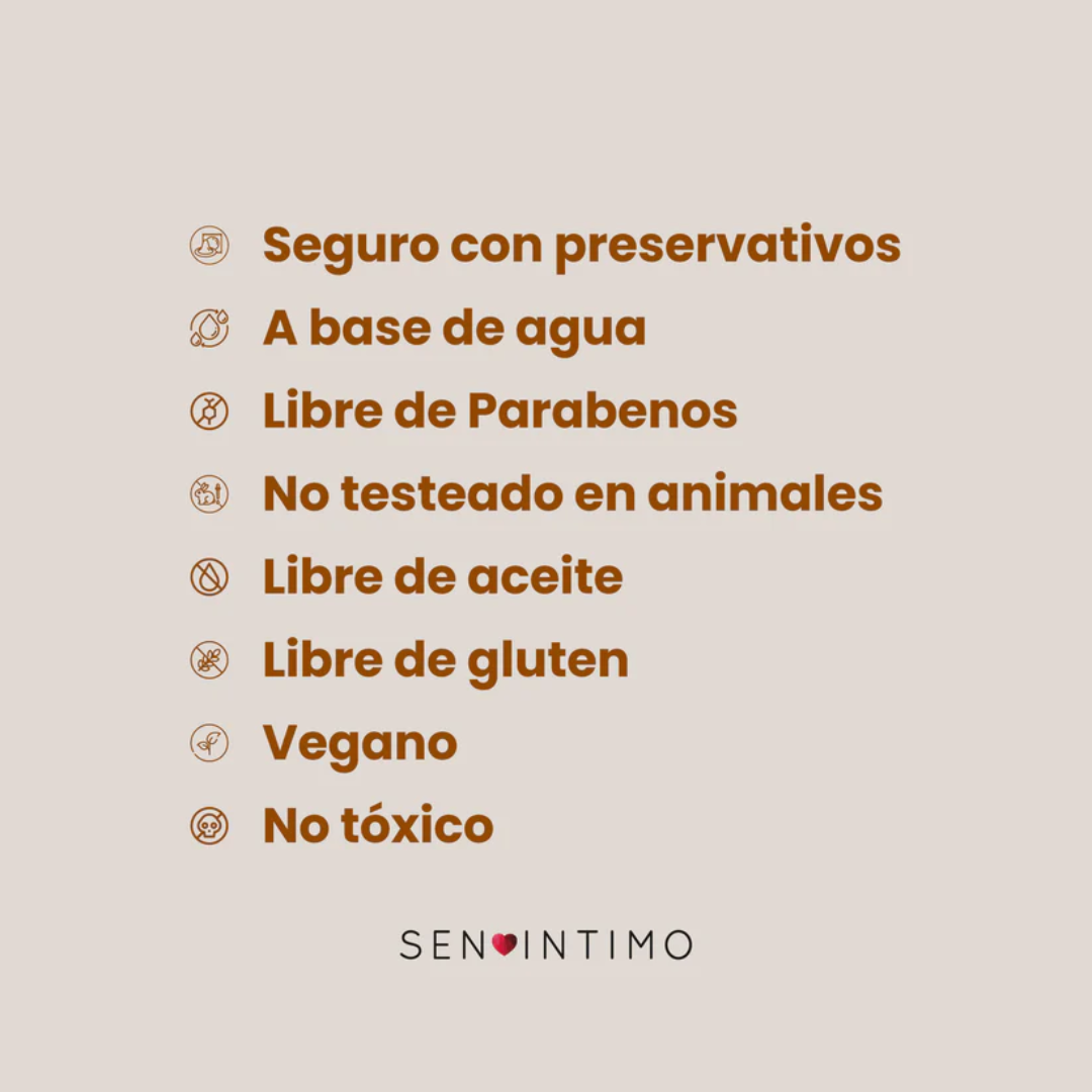 Lubricante Íntimo Caliente con Sabor a Maracuyá 30 ml Sen Íntimo