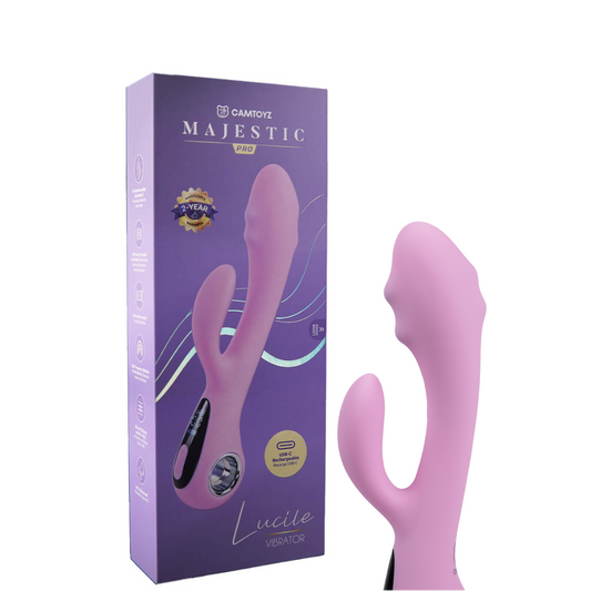 Vibrador Doble Estimulación Lucile con Carga USB-C Camtoyz