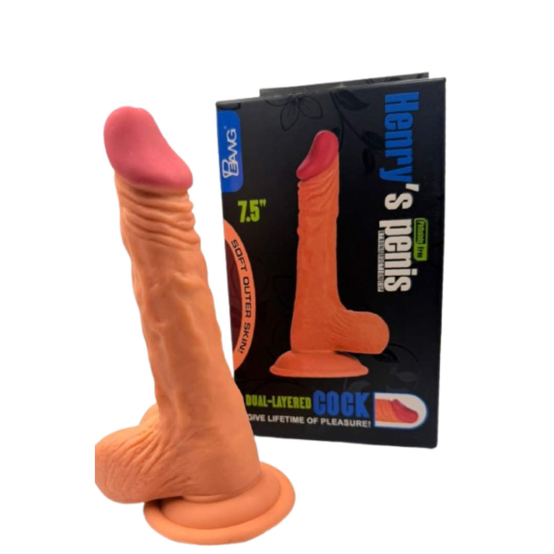 Dildo Masturbador Nathan 19cm