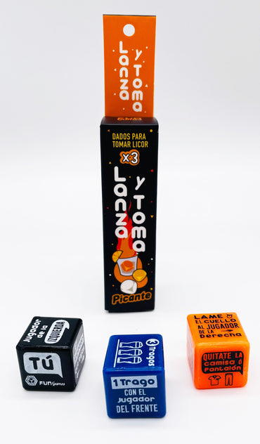 Juego De Dados Lanza y Toma Picante
