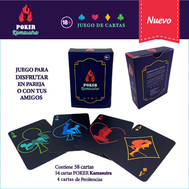 Juego Poker Kamasutra Heterosexual