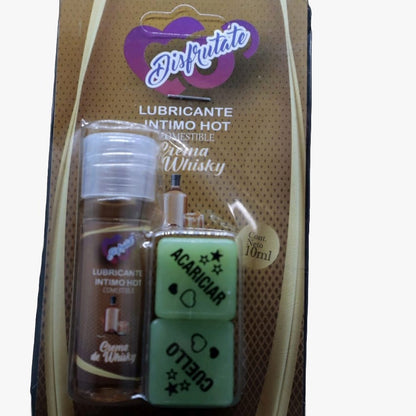 Lubricante Caliente + Dados Disfrútate 10ML