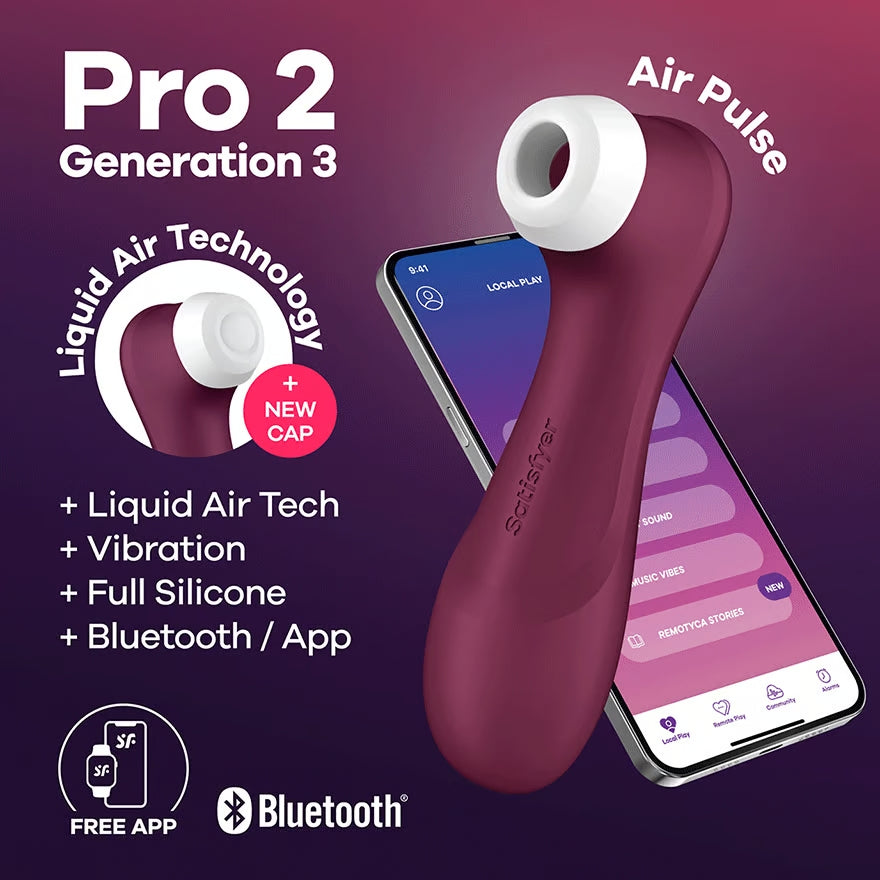 Succionador Con Vibración Satisfyer Pro 2 Generation 3 Con APP
