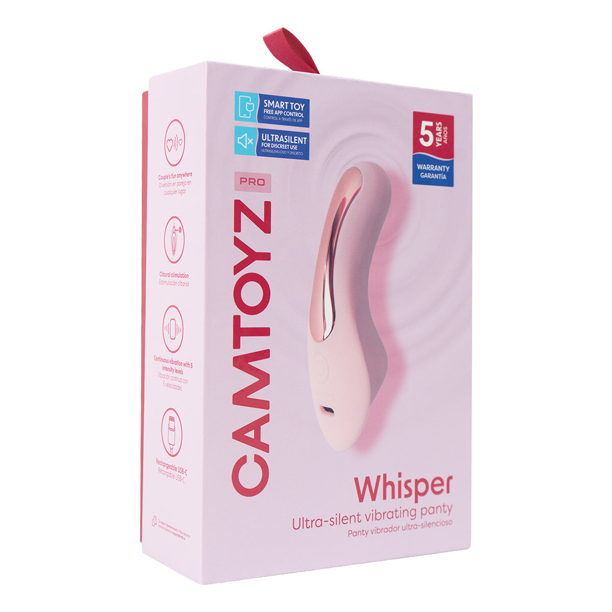 Panty Vibrador Whisper con APP Camtoyz