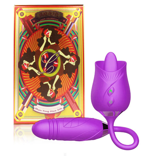 Vibrador Triple Estimulación Flower
