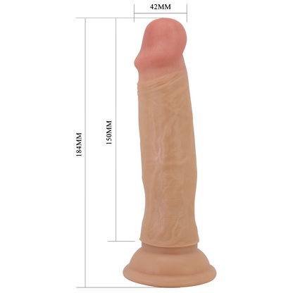 Dildo Masturbador Doble Capa Quentin 18,4cm