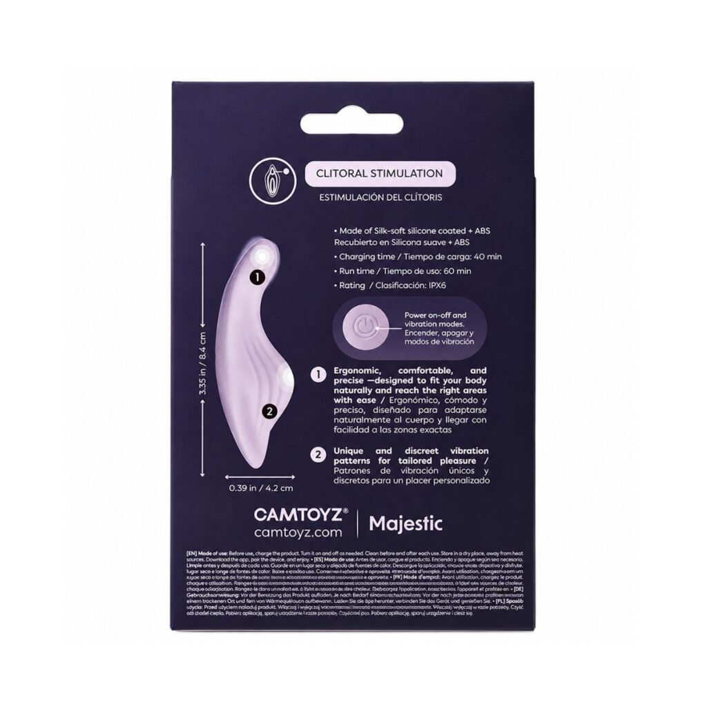 Vibrador Tipo Panty Tinker Con App Camtoyz