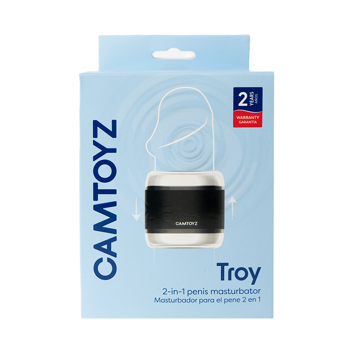 Masturbador Masculino Troy 2 en 1 Camtoyz