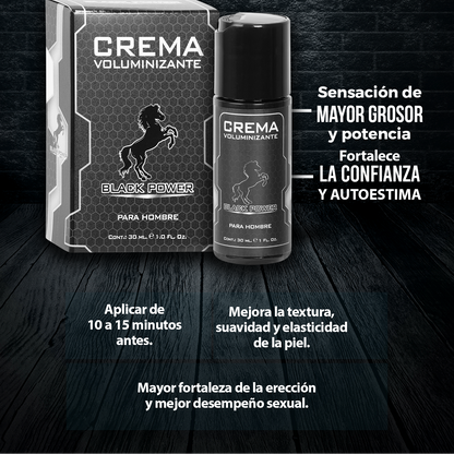 Crema Voluminizante Black Power X30ML