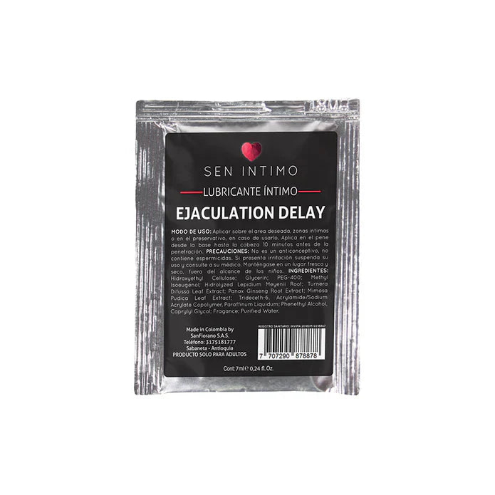 Sachet Retardante Ejaculation Delay Sen Intimo