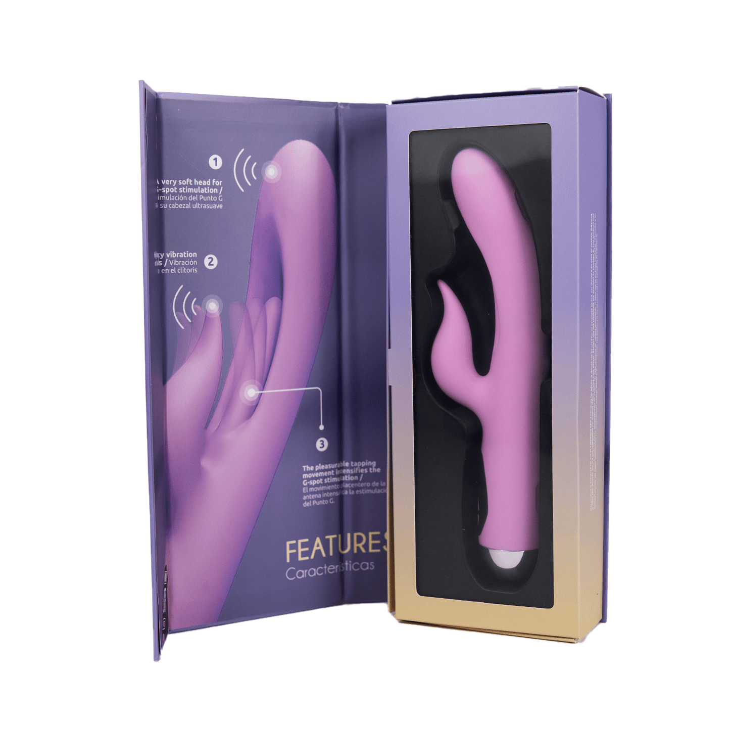 Vibrador Triple Estimulación Avery con Carga USB-C Camtoyz