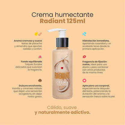 Crema Humectante Radiant con Attract 125ml Sen Íntimo