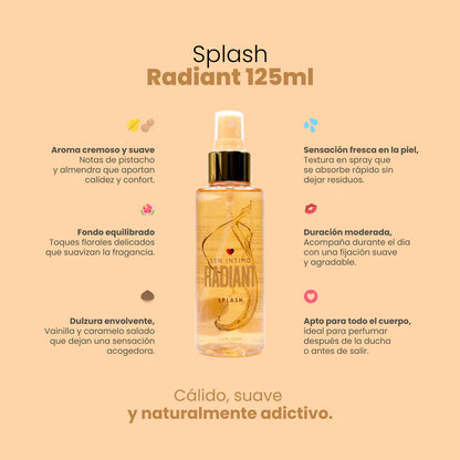 Splash Radiant 125ml Sen Íntimo