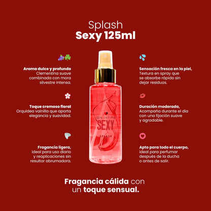 Splash Sexy 125ml Sen Íntimo