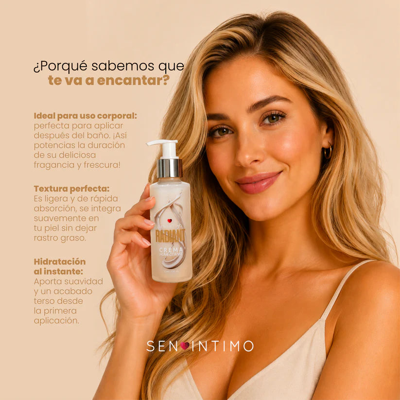 Crema Humectante Radiant con Attract 125ml Sen Íntimo