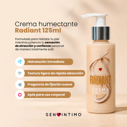 Crema Humectante Radiant con Attract 125ml Sen Íntimo