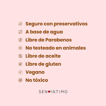 Lubricante Íntimo Caliente con Sabor Tropical 30 ml Sen Íntimo