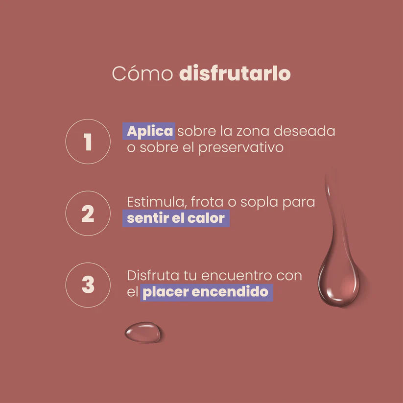 Lubricante Íntimo Caliente Cappuccino 30ml Sen Íntimo