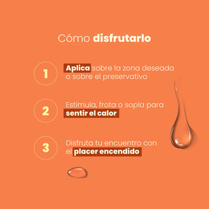 Lubricante Íntimo Caliente con Sabor Tropical 30 ml Sen Íntimo