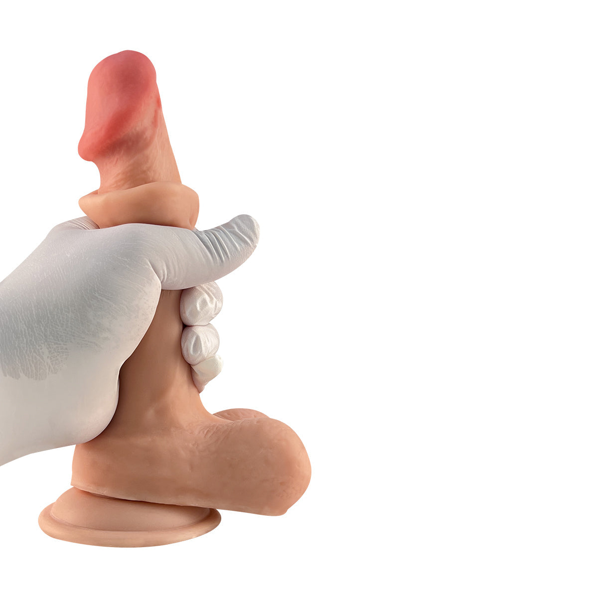 Dildo Realista Baton Doble Capa Deslizante 24 CM