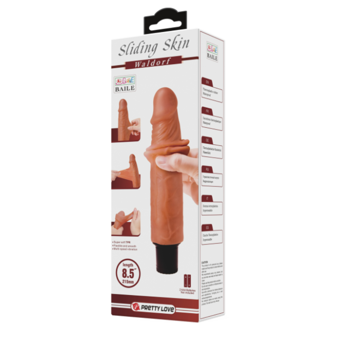 Dildo Vibrador Doble Capa Waldorf