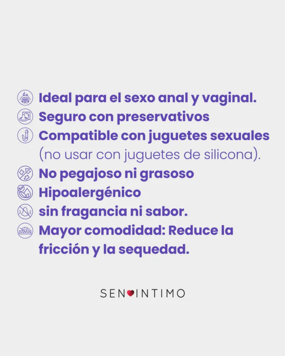 Lubricante Híbrido Sen Intimo X30 ML
