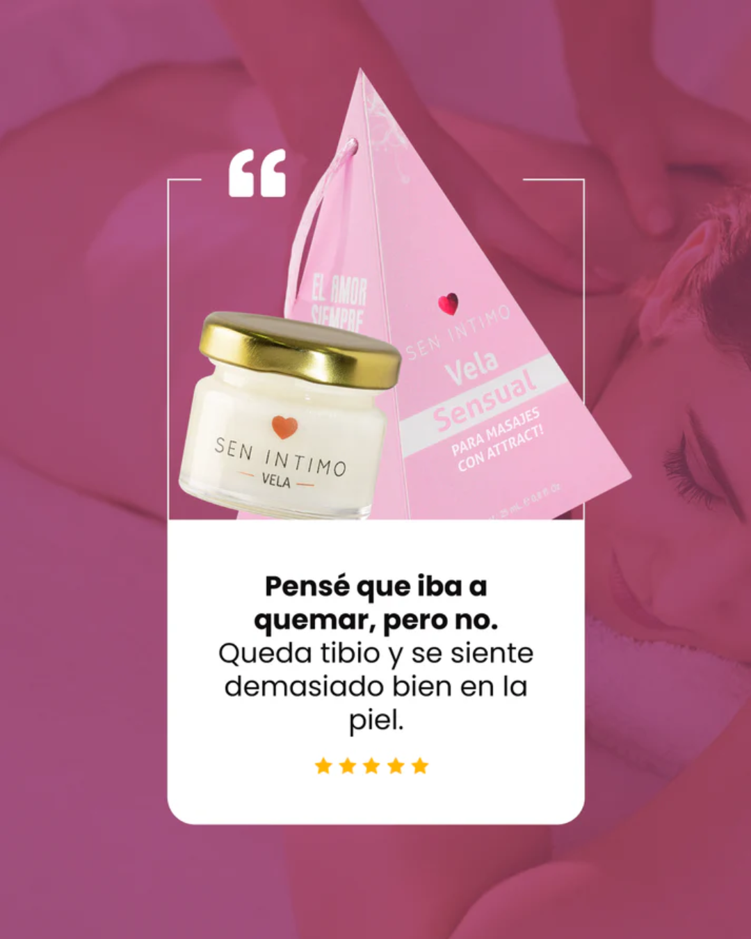 Vela Sensual Para Masajes Sen Intimo