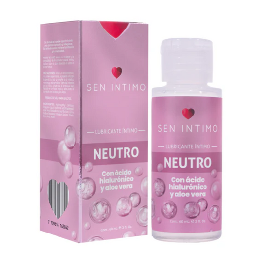 Lubricante Neutro con Ácido Hialurónico y Aloe Vera x 60 ml Sen Intimo