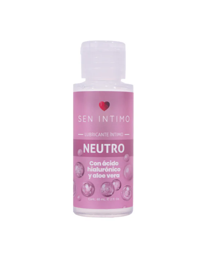Lubricante Neutro con Ácido Hialurónico y Aloe Vera x 60 ml Sen Intimo