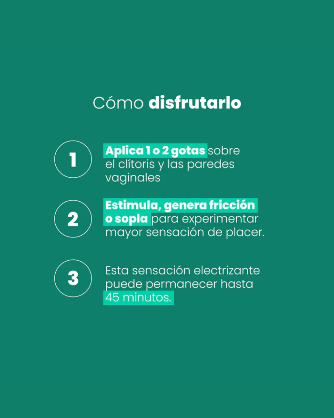 Vibrador Líquido Electrizante Frío X 5 ml Sen Intimo