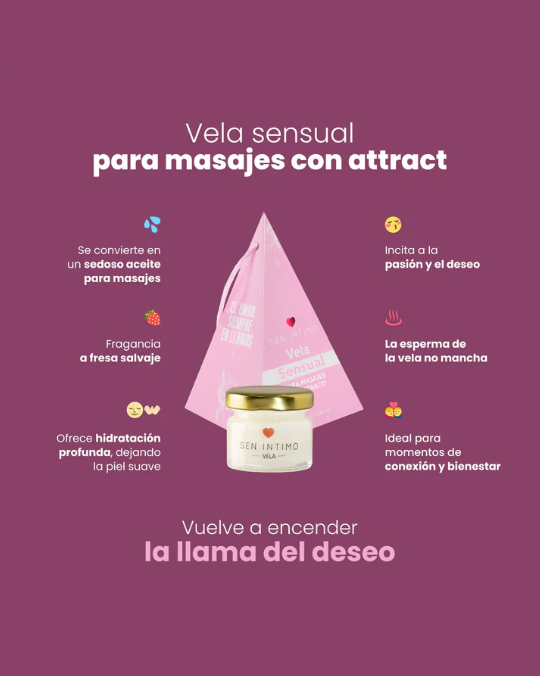 Vela Sensual Para Masajes Sen Intimo