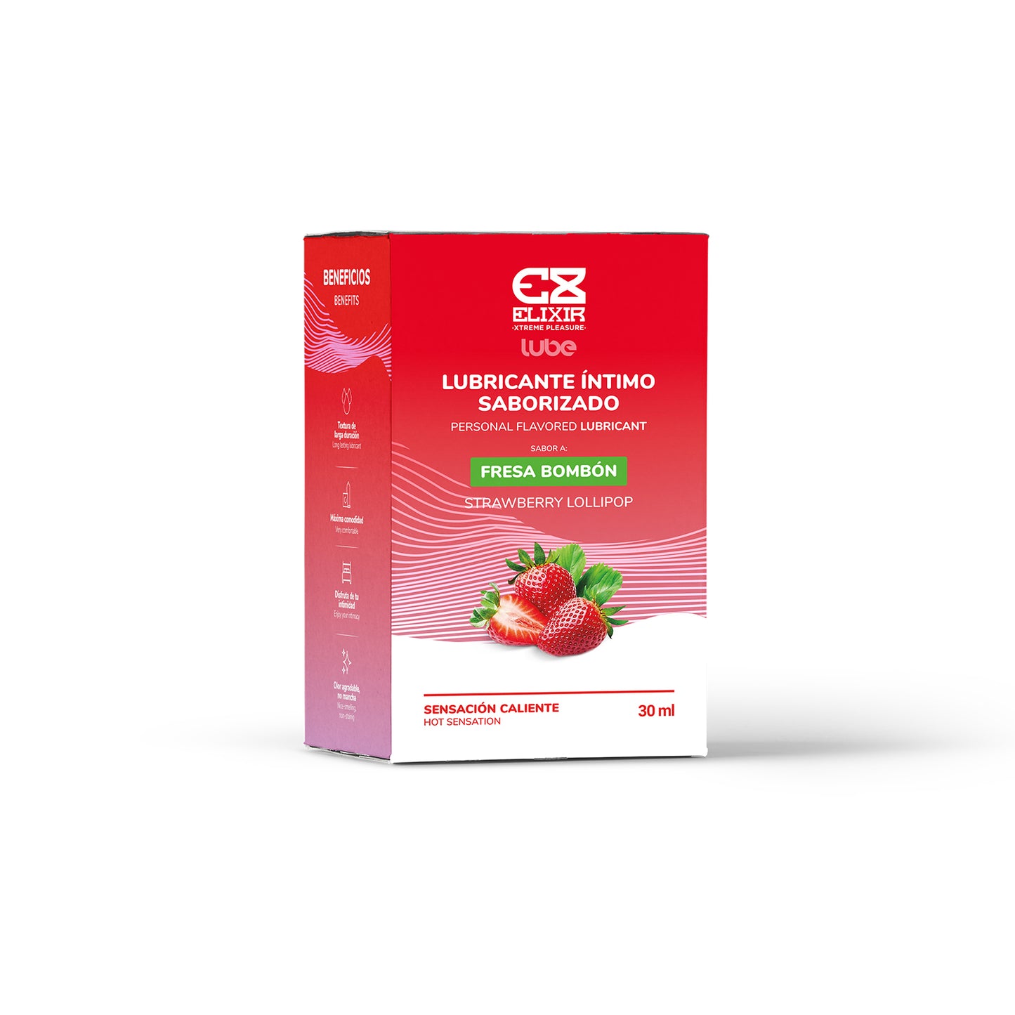 Lubricante Saborizado Fresa Bombon Elixir
