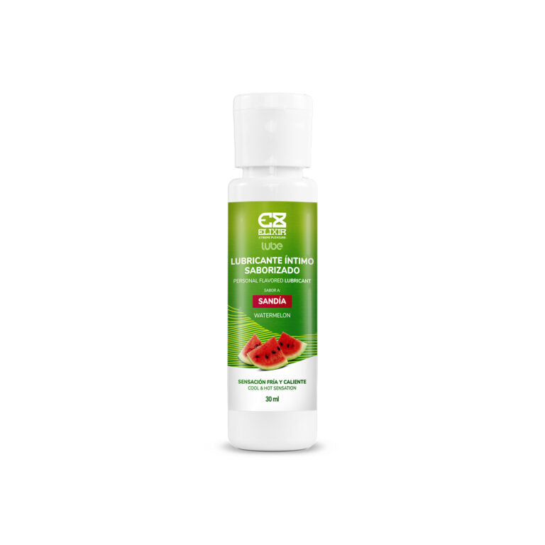 Lubricante Saborizado Sandía Elixir Frio Y Calor