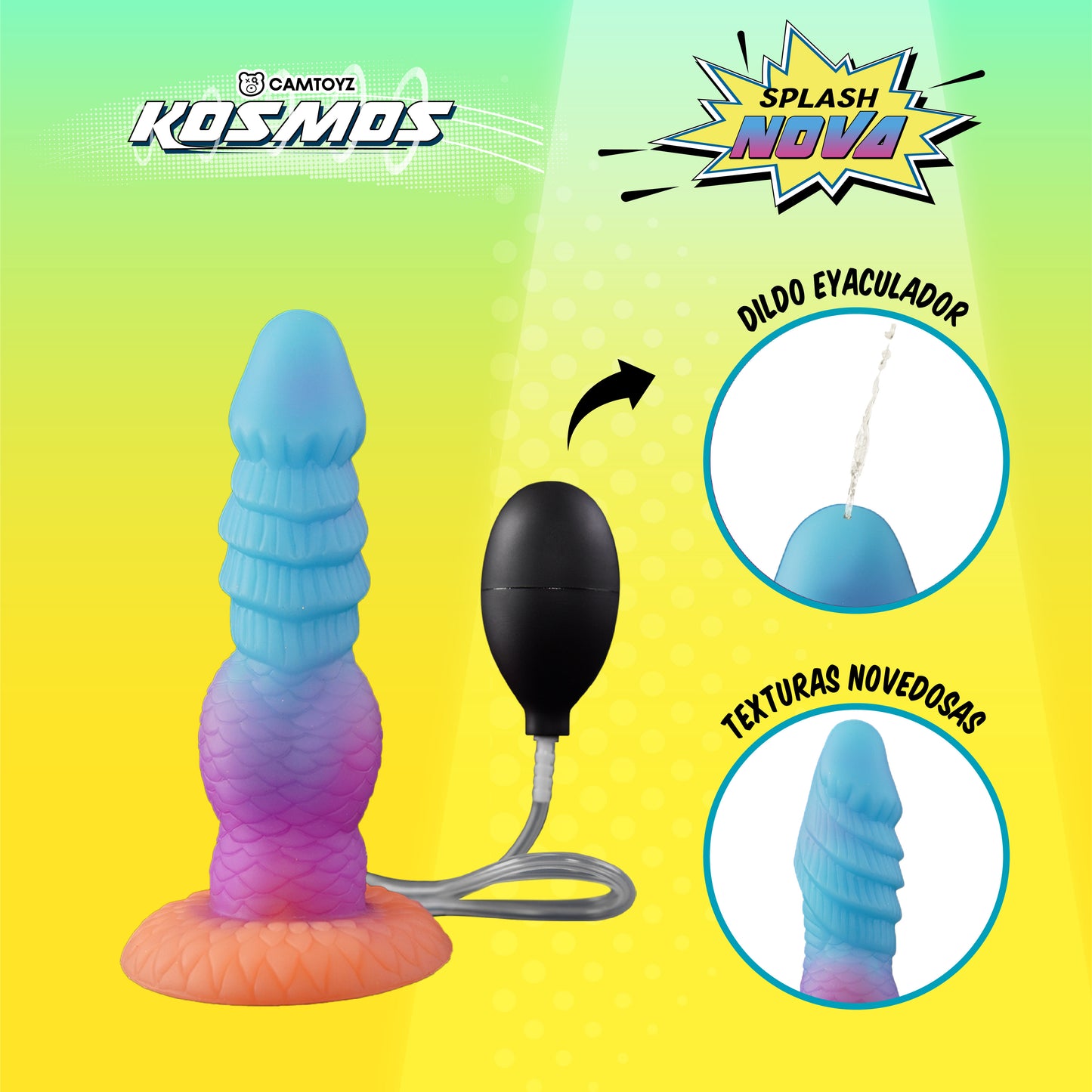 Dildo Eyaculador Splash Nova Kosmos