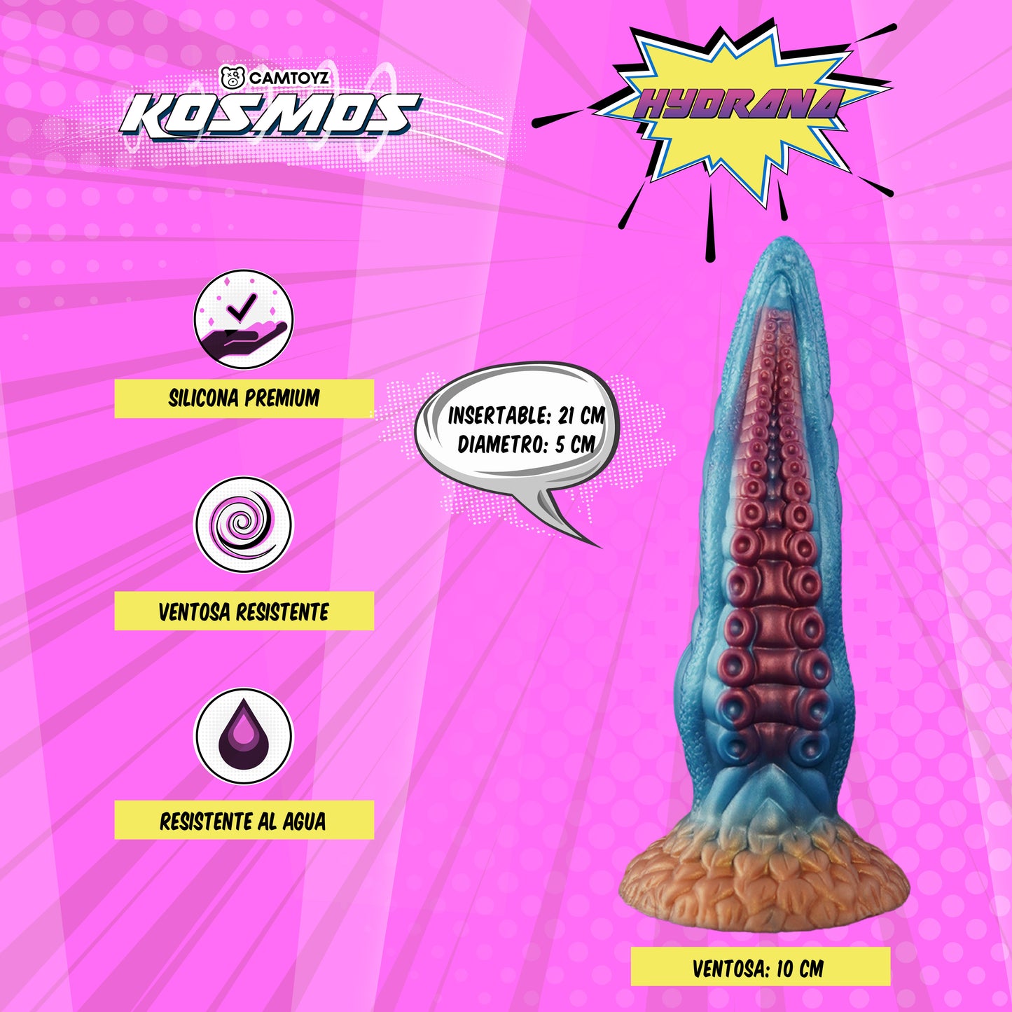 Dildo Tentáculo Hydrana Kosmos