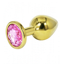 Plug Anal Con Joya Gold Talla S