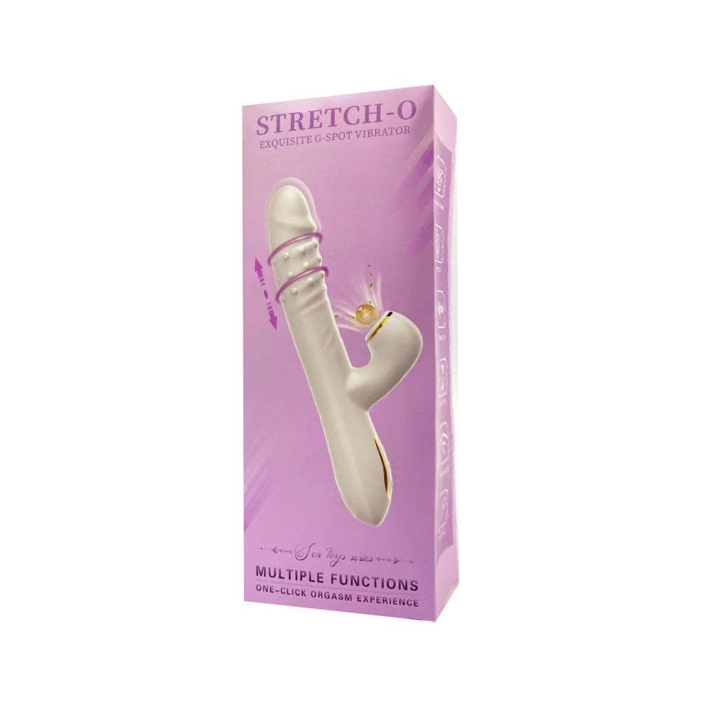Vibrador Triple Estimulación Perla Blanca