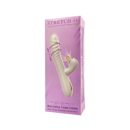 Vibrador Triple Estimulación Perla Blanca