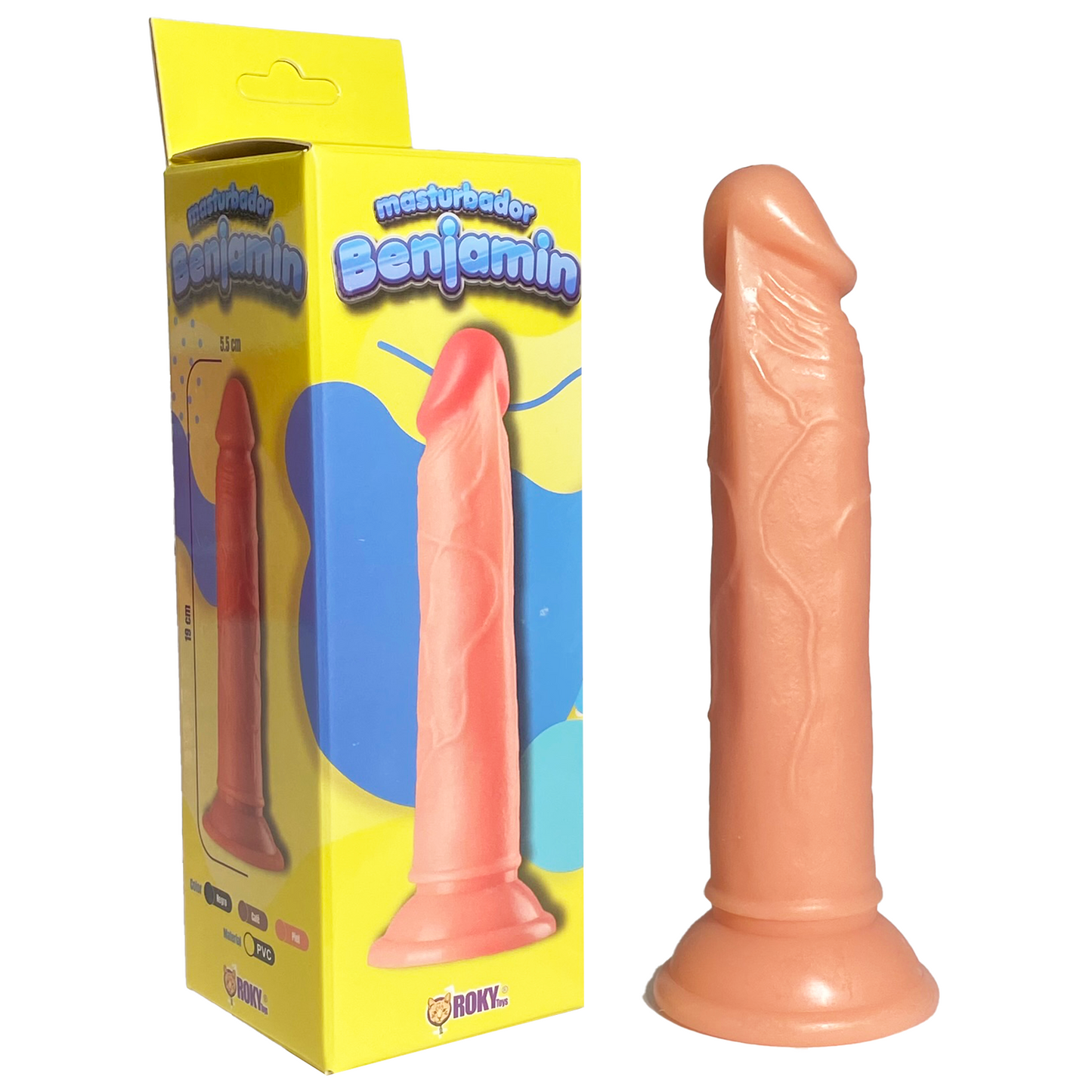 Dildo Mastuirbador Benjamin 18.5CM