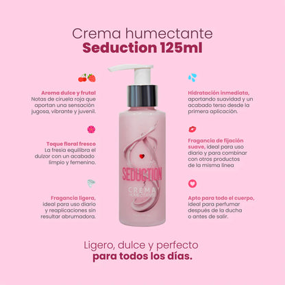 Crema Humectante Seduction con Attract 125ml Sen Íntimo